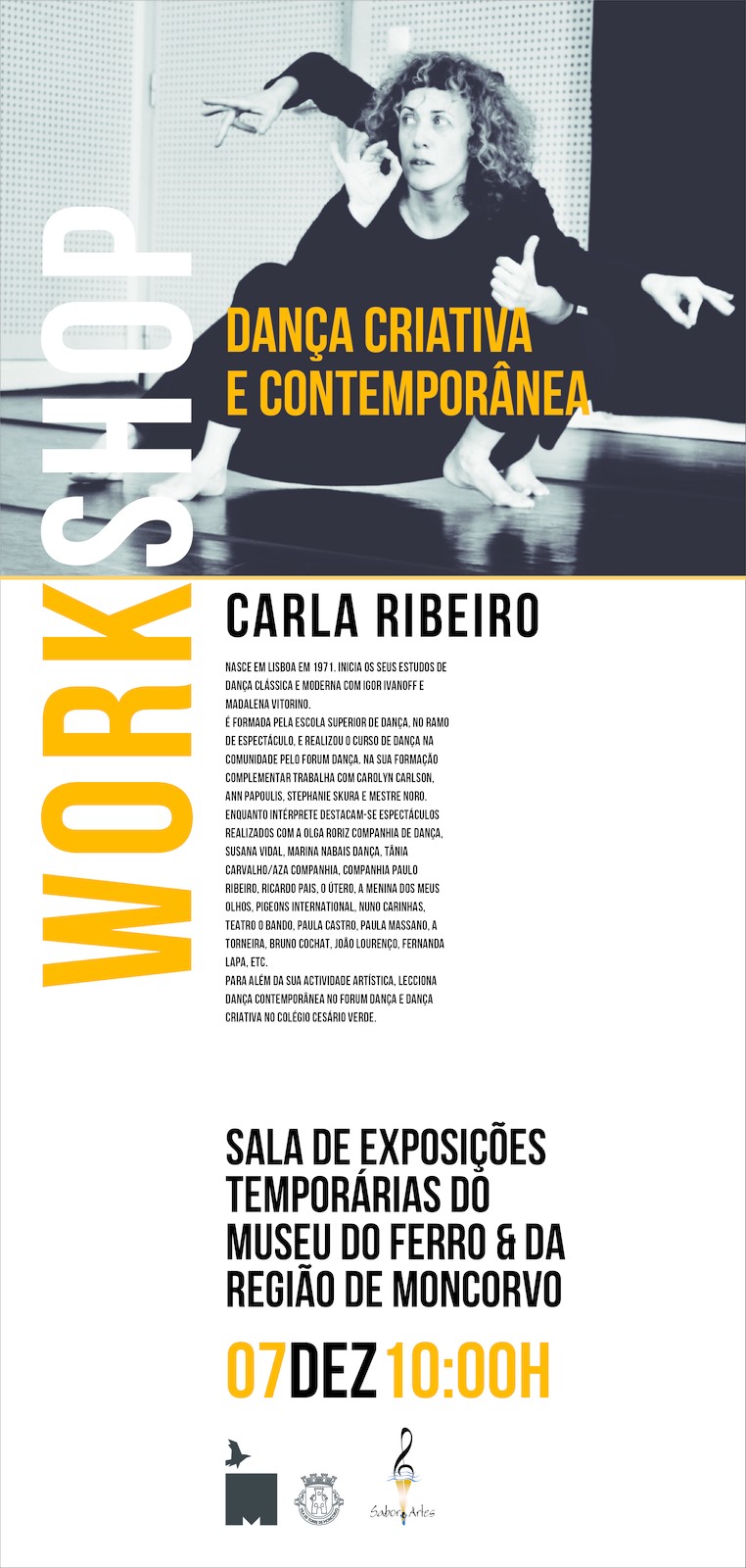 Workshop - "Dança Contemporânea" - Carla Ribeiro