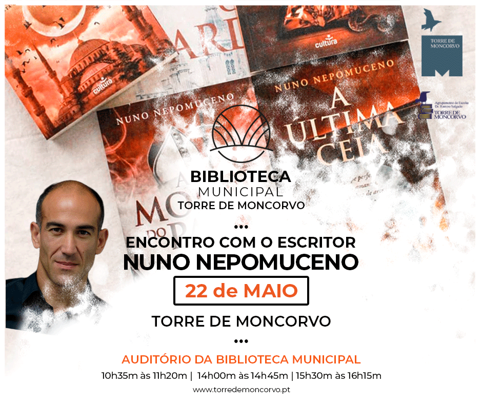 Biblioteca Municipal de Torre de Moncorvo promove Encontro com o escritor Nuno Nepomuceno