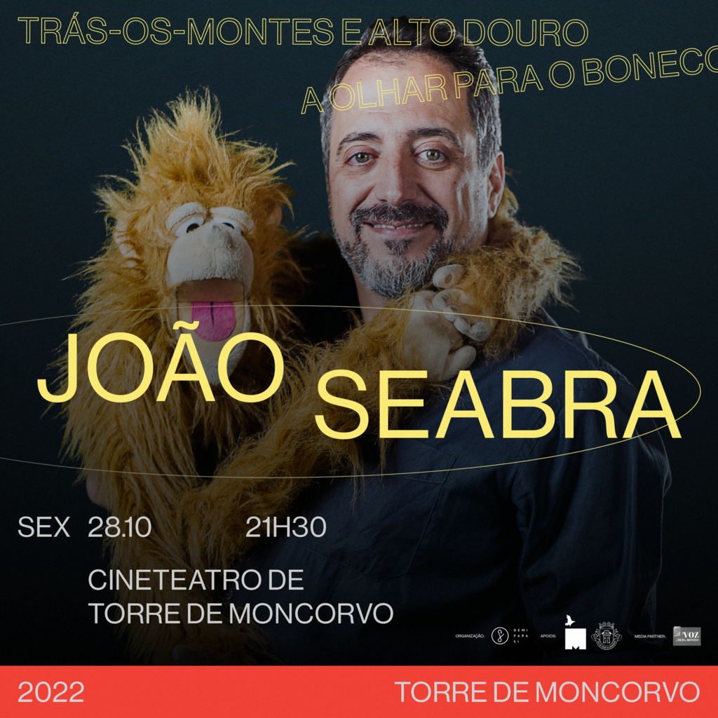 Espetáculo “A Olhar para o Boneco” de João Seabra no Cineteatro de Torre de Moncorvo
