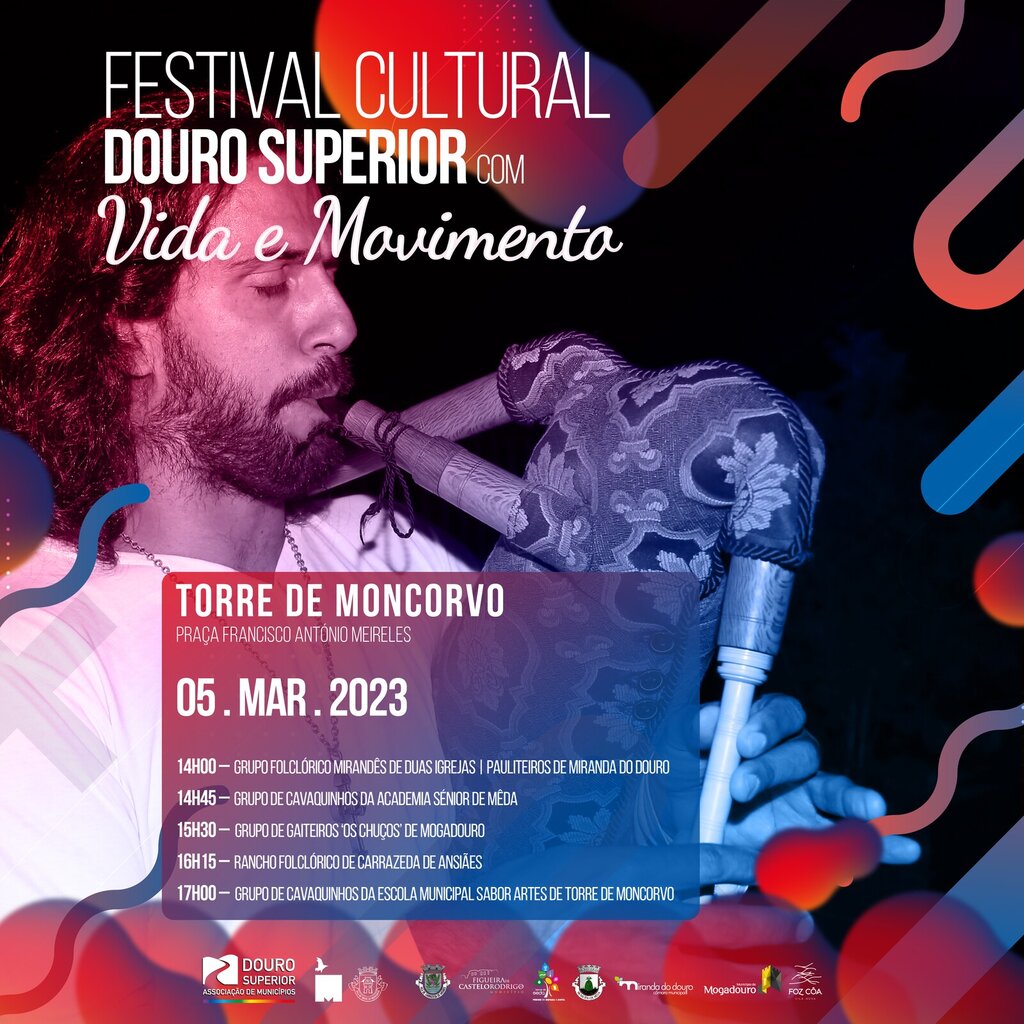 Torre de Moncorvo recebe Festival Cultural Douro Superior com Vida e Movimento