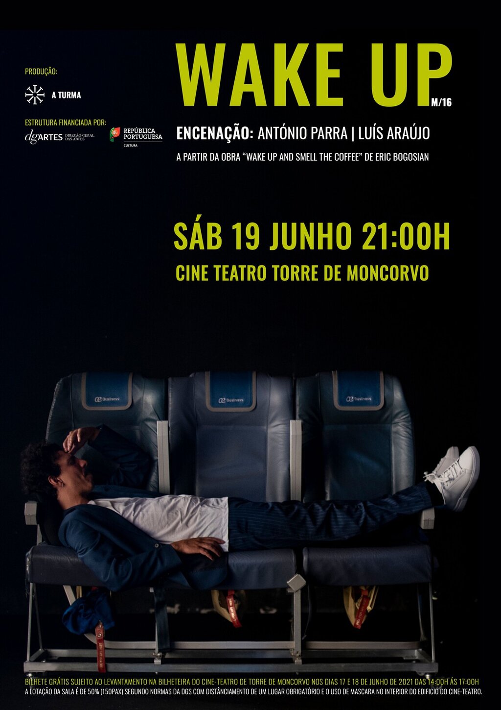 Peça de Teatro “Wake Up” exibida no Cineteatro de Torre de Moncorvo